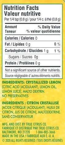 True Lemon Water Enhancer Packets, 100 Ct