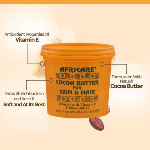 Africare Cocoa Butter for Skin & Hair – 10.5oz