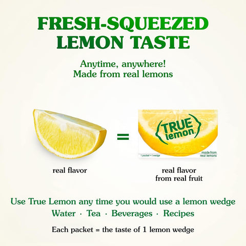 True Lemon Water Enhancer Packets, 100 Ct