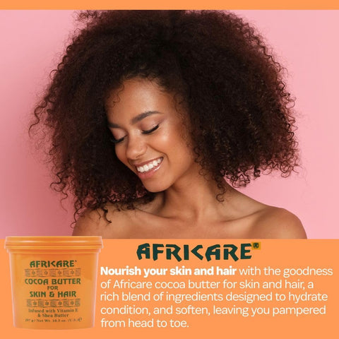 Africare Cocoa Butter for Skin & Hair – 10.5oz