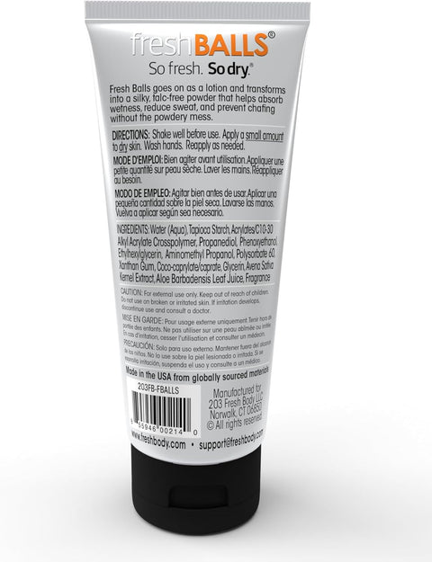Fresh BALLS Lotion – 2 Pack, 3.4 fl oz