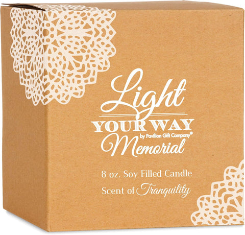 Pavilion Bereavement Candle – 8oz, Cream