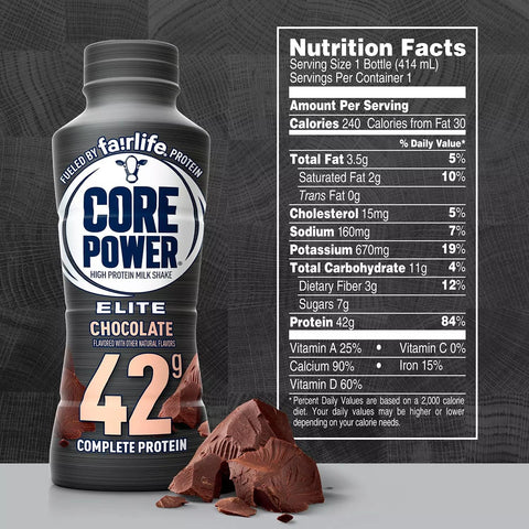 Fairlife Core Power Elite Chocolate Shake, 8 pk