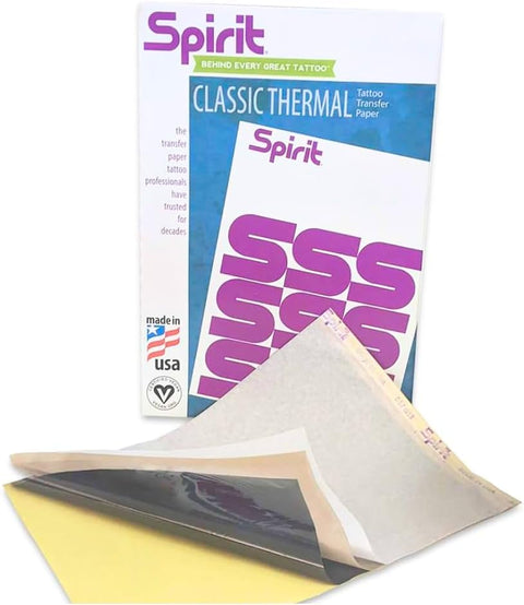 Spirit Classic Tattoo Transfer Paper – 100 Sheets