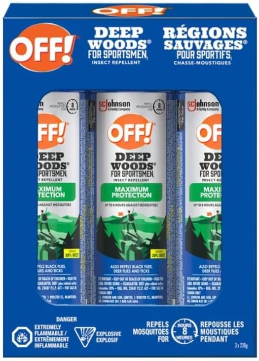 OFF! Deep Woods Insect Repellent – 3 x 230g