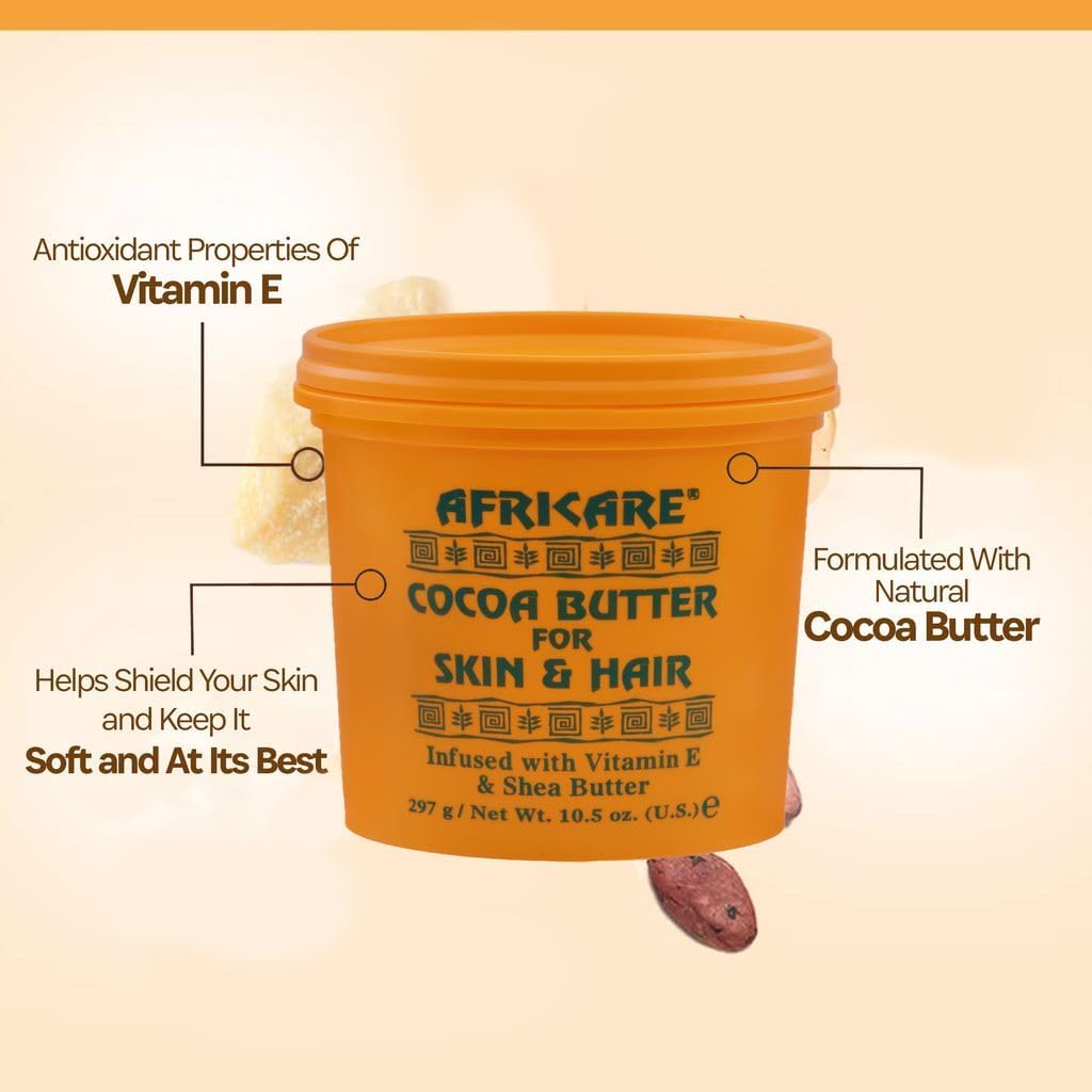 Africare Cocoa Butter for Skin & Hair – 10.5oz
