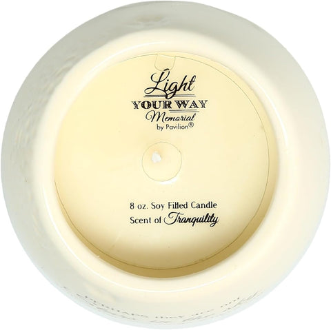 Pavilion Bereavement Candle – 8oz, Cream