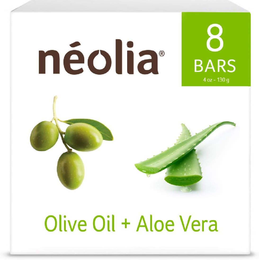 Neolia Olive Oil Soap Bars – 8 Pack