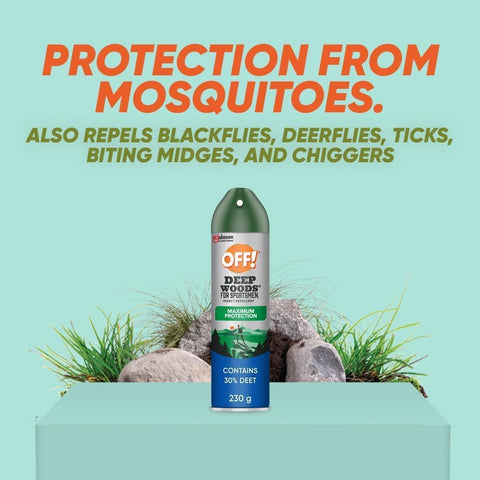 OFF! Deep Woods Insect Repellent – 3 x 230g