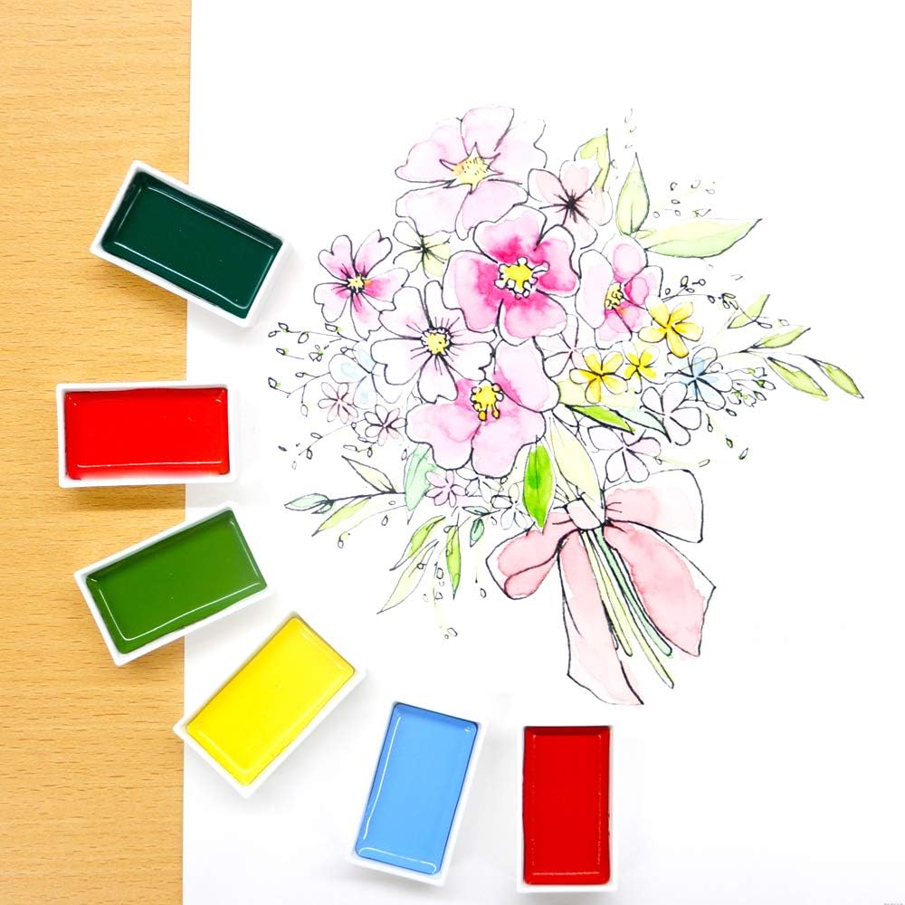 Kuretake Gansai Tambi Watercolor Set – 24 Colors