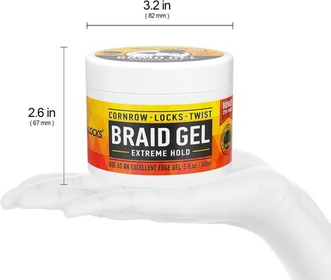 AllDay Locks Extreme Hold Gel – 5 Ounce