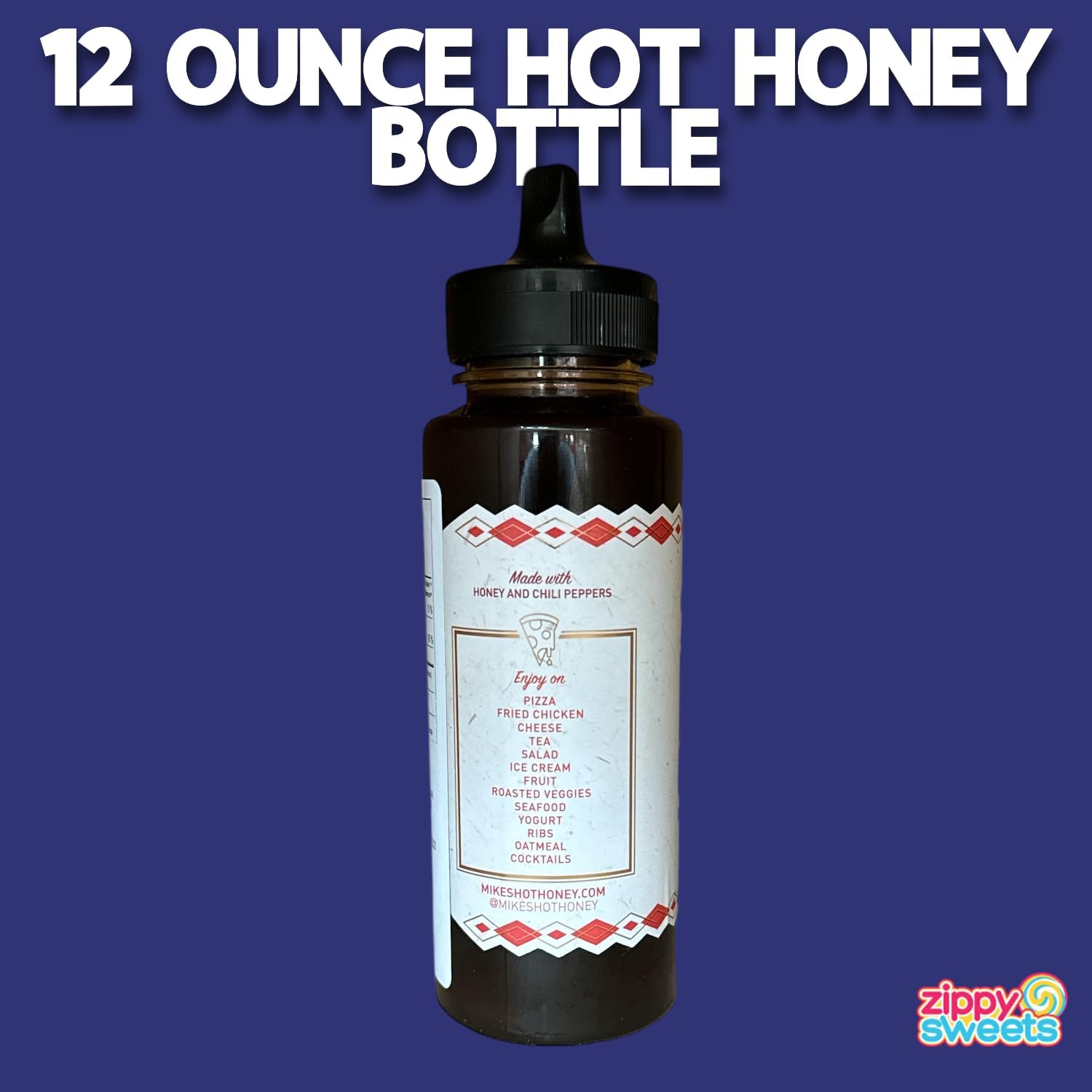 ZippySweets Hot Chili-Infused Honey, 340g