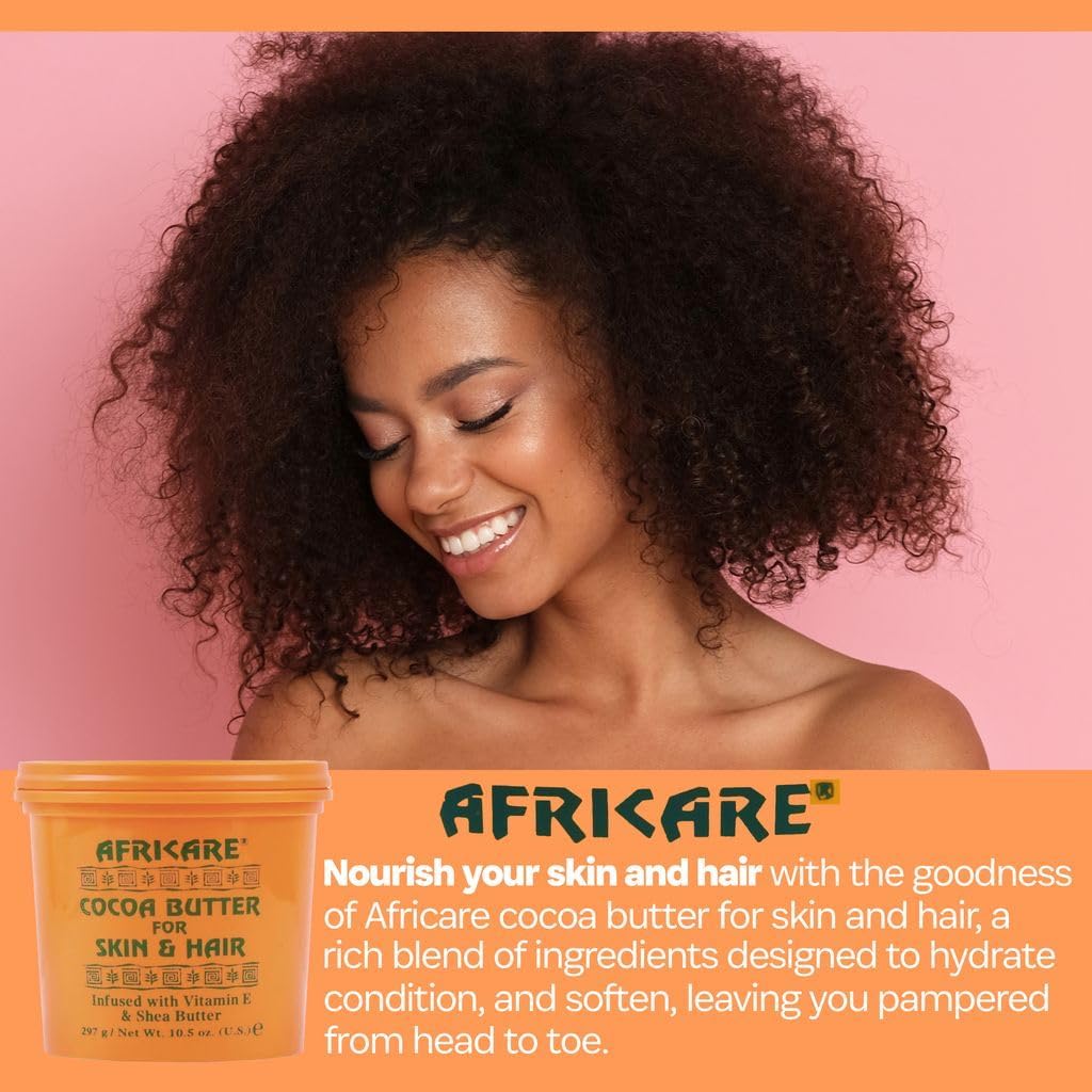Africare Cocoa Butter for Skin & Hair – 10.5oz