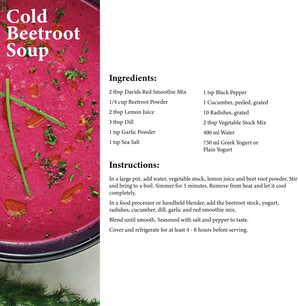 David's Red Superfood Smoothie Mix – 100g