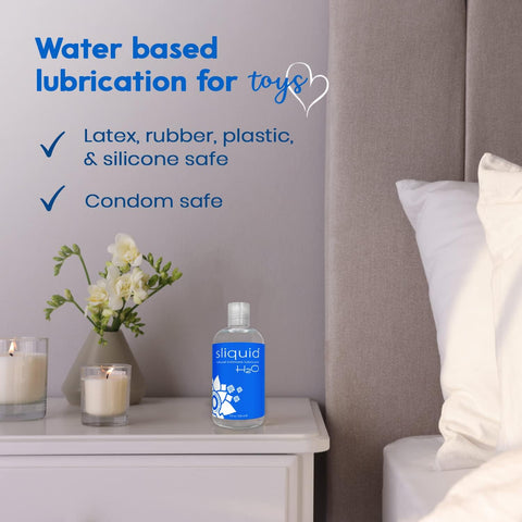 Sliquid H2O Water-Based Lubricant – 8.5oz