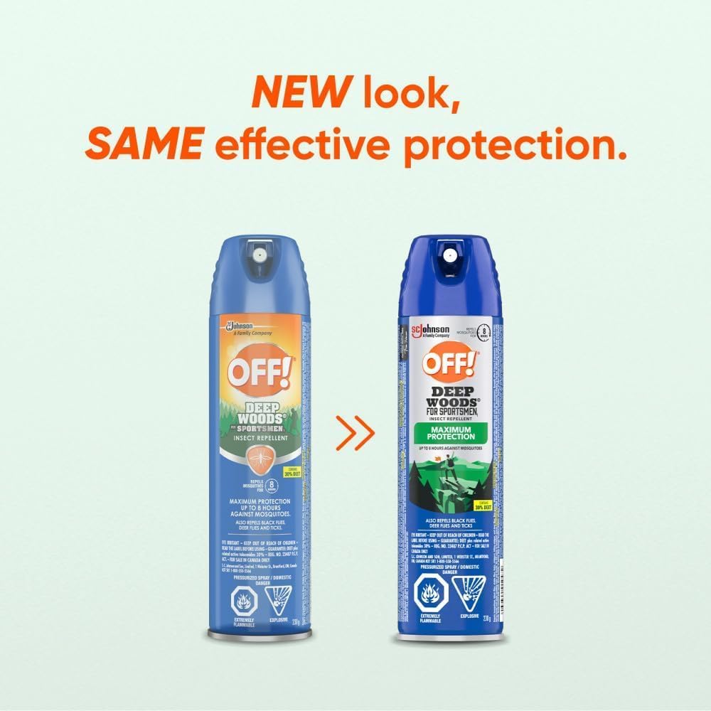 OFF! Deep Woods Insect Repellent – 3 x 230g