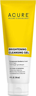 Acure Organics Brightening Cleansing Gel - 4 oz