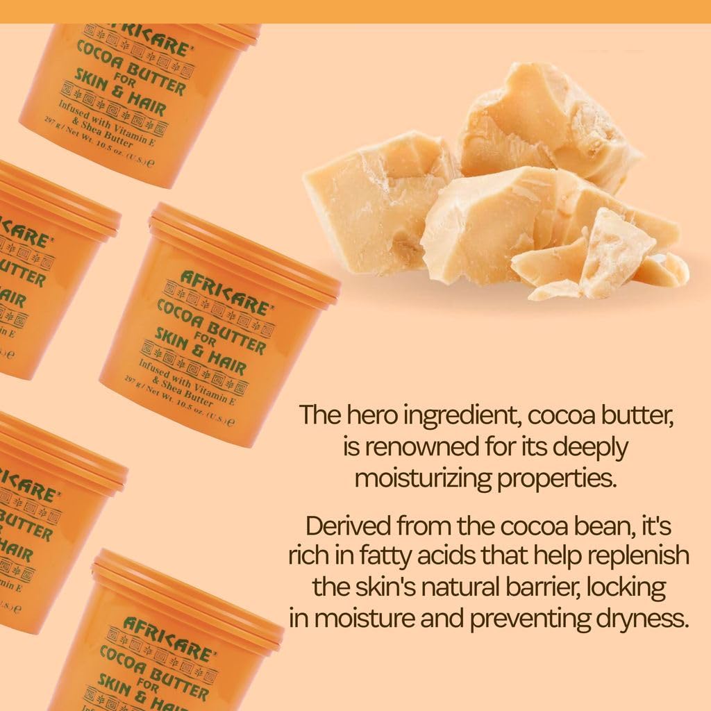 Africare Cocoa Butter for Skin & Hair – 10.5oz