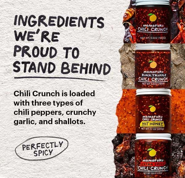 Momofuku Chili Crunch – Spicy Garlic Oil