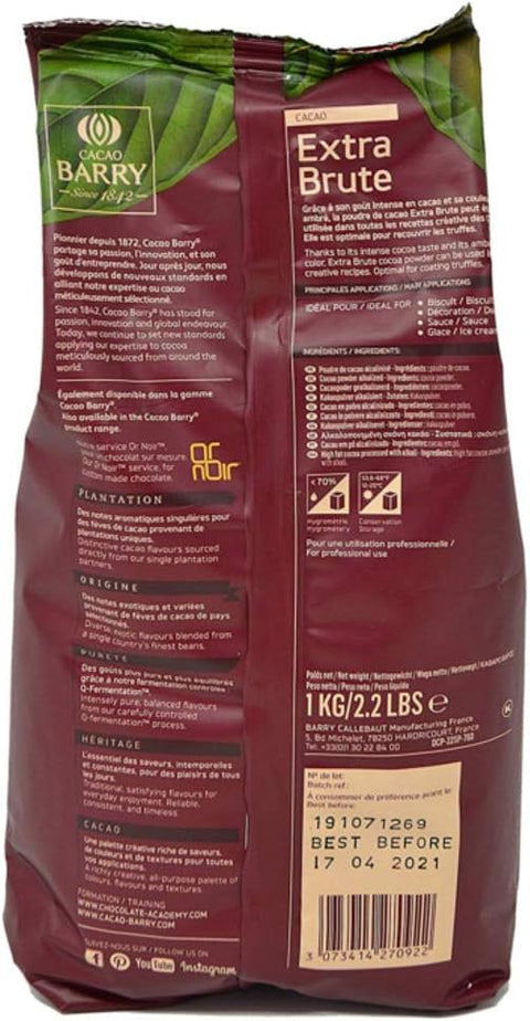 Cacao Barry Extra Brute Cocoa Powder