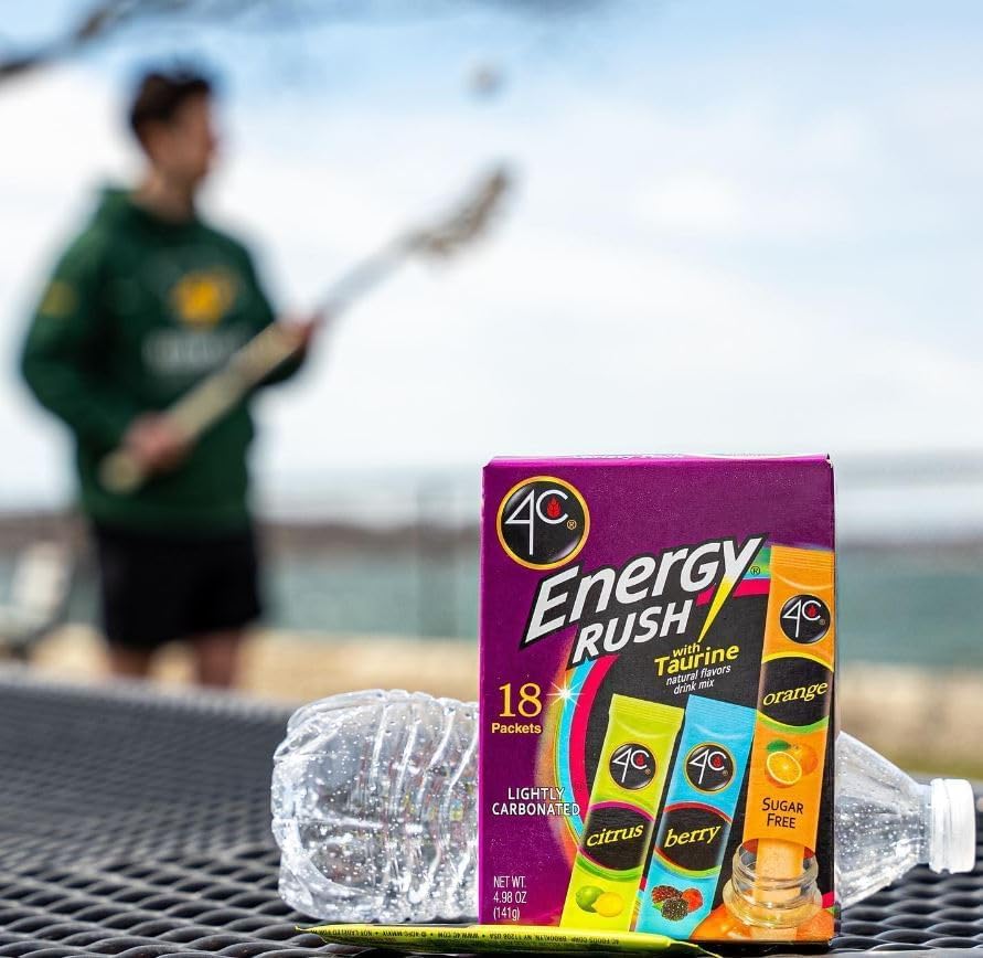 4C Energy Rush Drink Mix, 40 Pack