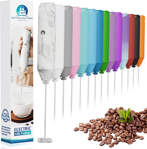Handheld Milk Frother – Marble Finish