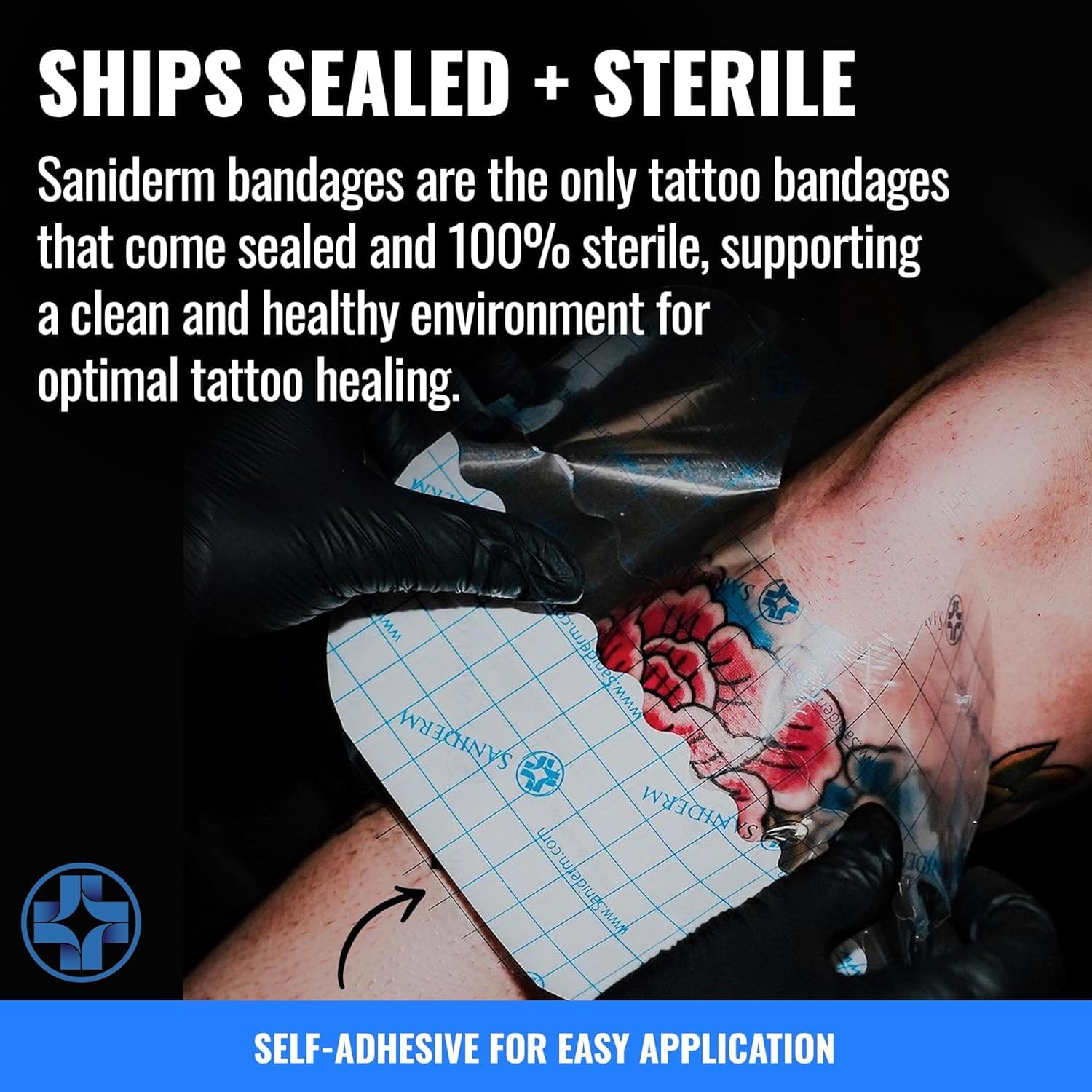 Saniderm Tattoo Aftercare Bandage – 10.2" x 2yd