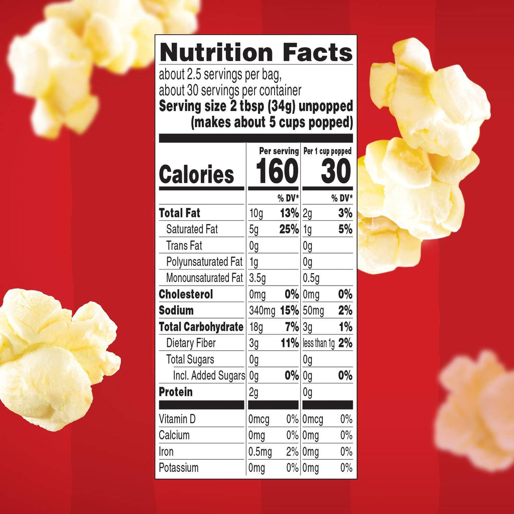 Orville Movie Theater Butter Popcorn – 12ct