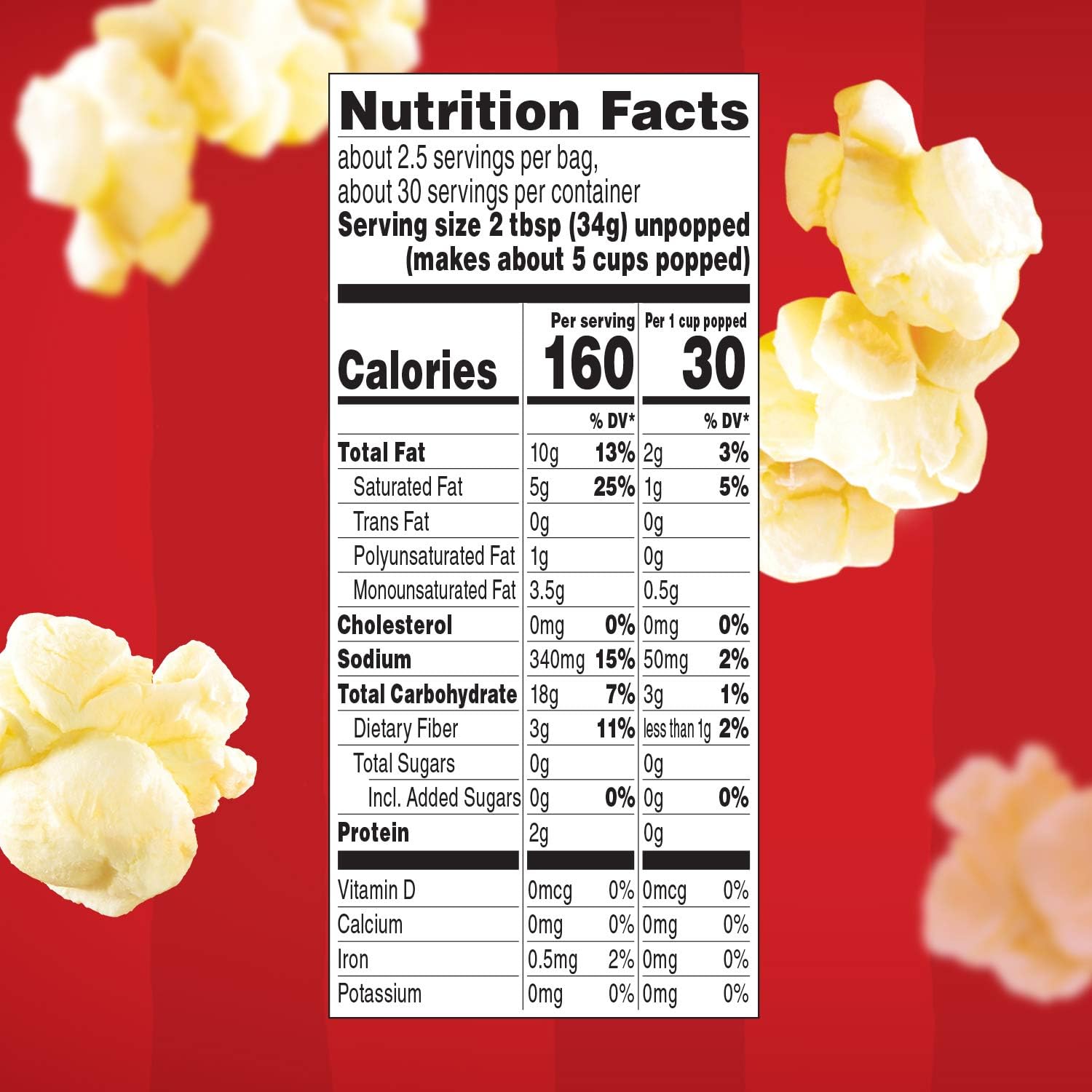 Orville Movie Theater Butter Popcorn – 12ct