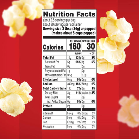 Orville Movie Theater Butter Popcorn – 12ct