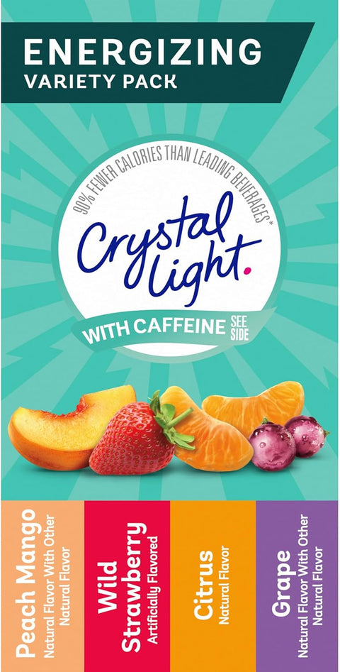 Crystal Light Energy Drink Mix, 44 Pack