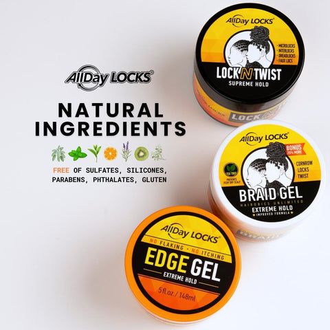 AllDay Locks Extreme Hold Gel – 5 Ounce