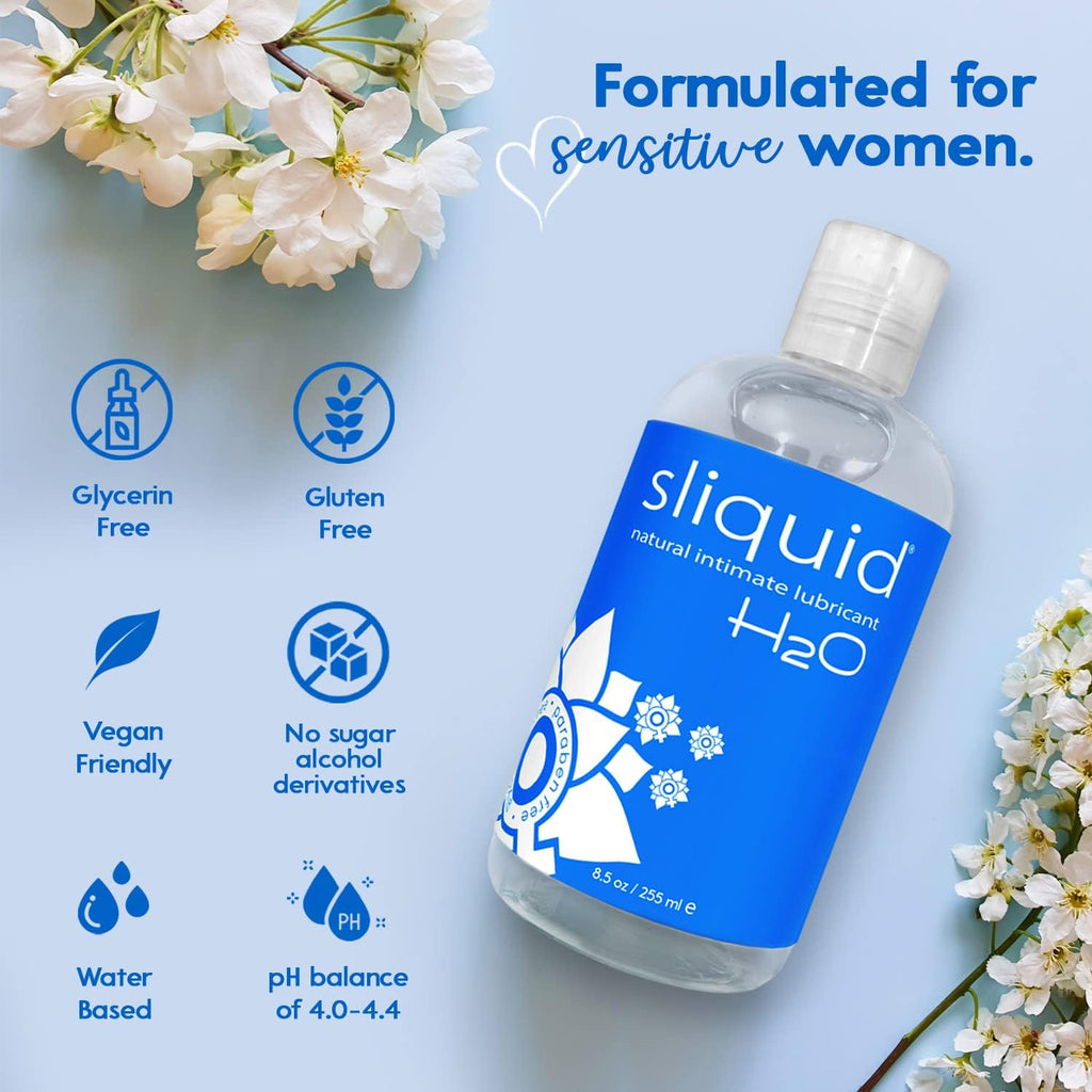 Sliquid H2O Water-Based Lubricant – 8.5oz