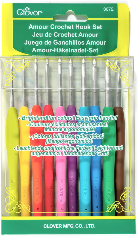 Clover Amour Crochet Hook Set – Size 10