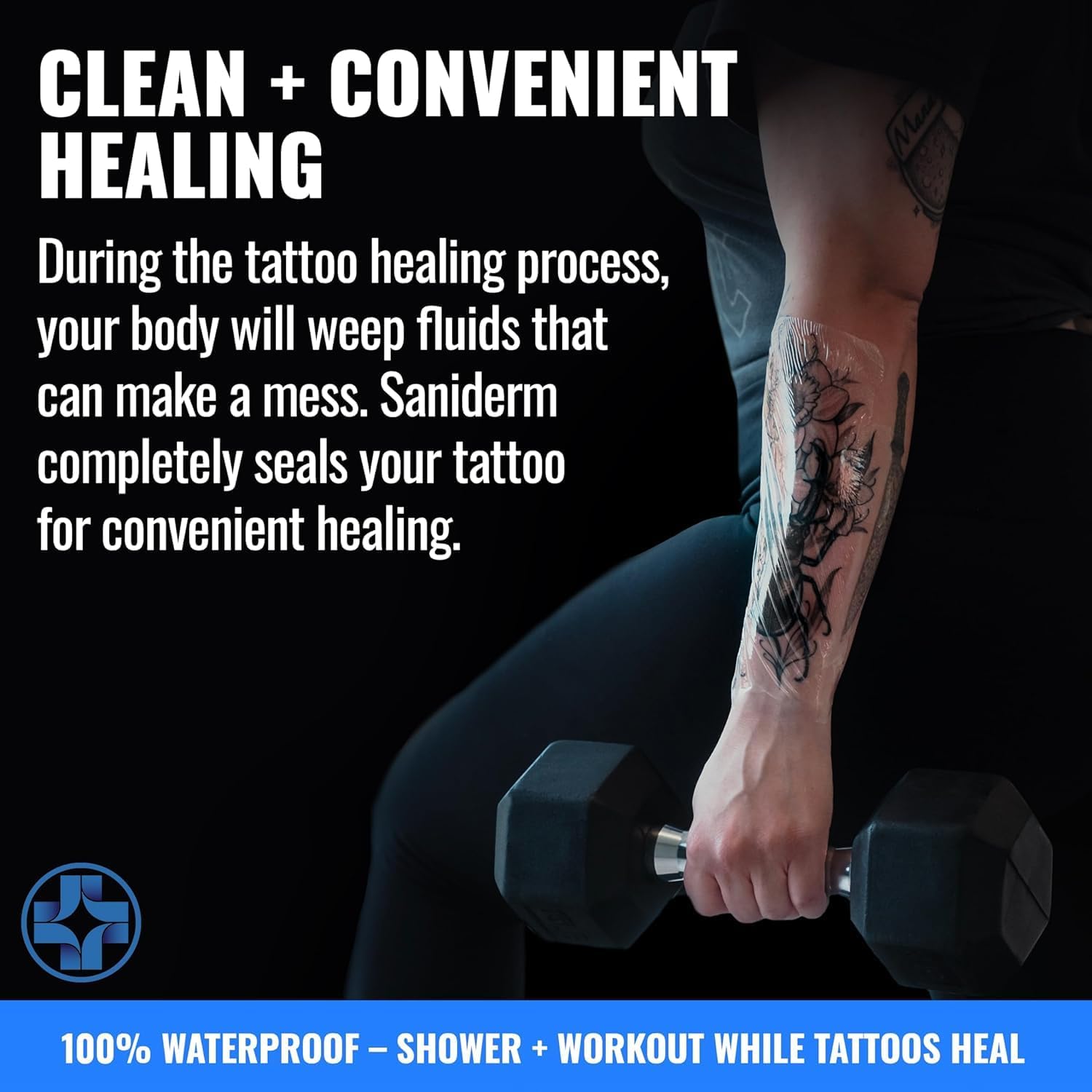 Saniderm Tattoo Aftercare Bandage – 10.2" x 2yd