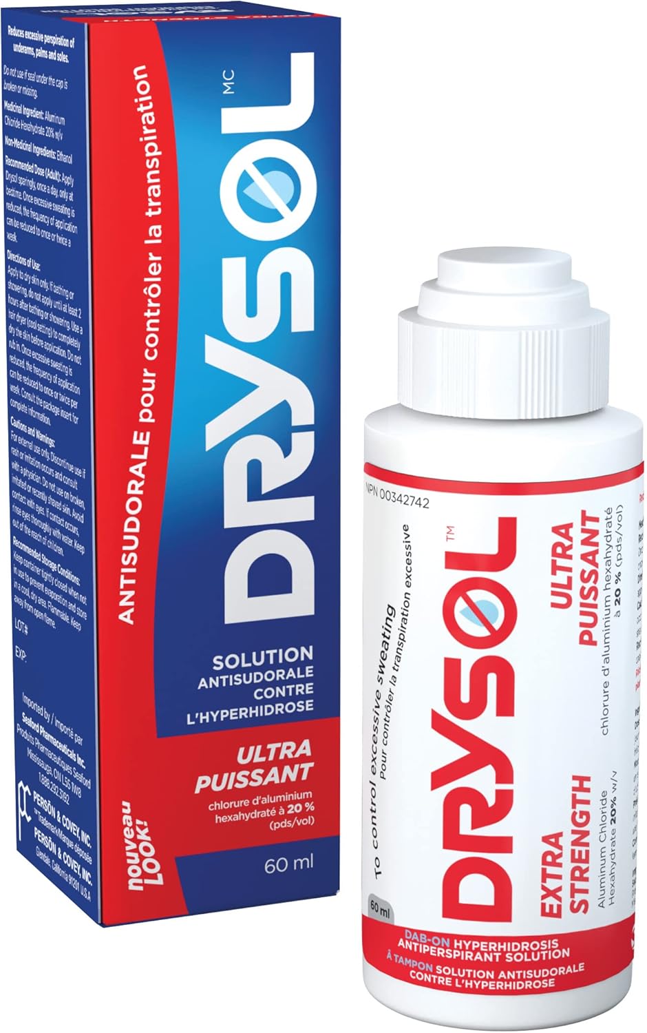 Drysol Extra Strength Antiperspirant – 60ml