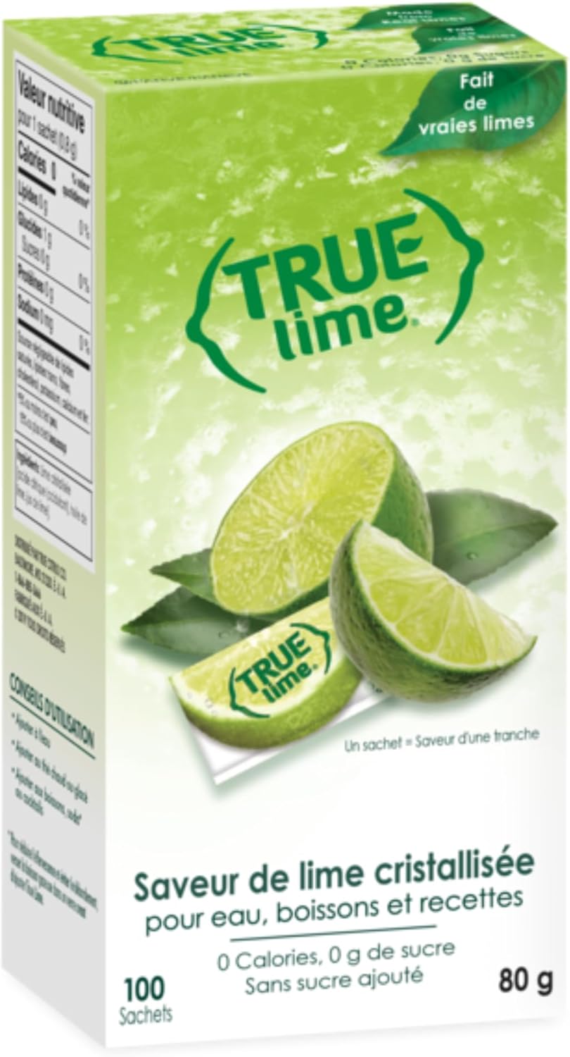 True Lime Water Enhancer Packets, 100 Ct