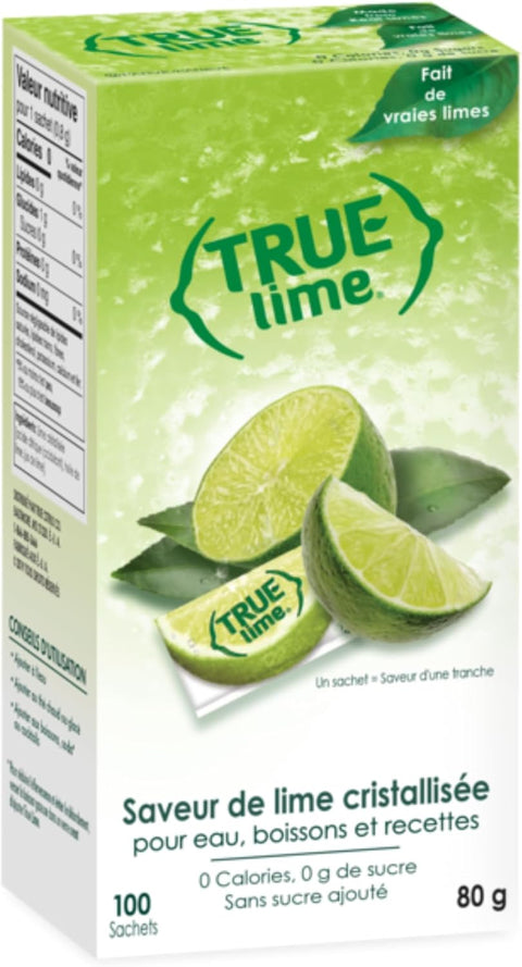 True Lime Water Enhancer Packets, 100 Ct