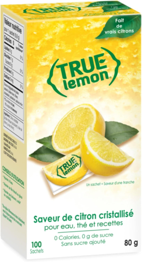 True Lemon Water Enhancer Packets, 100 Ct