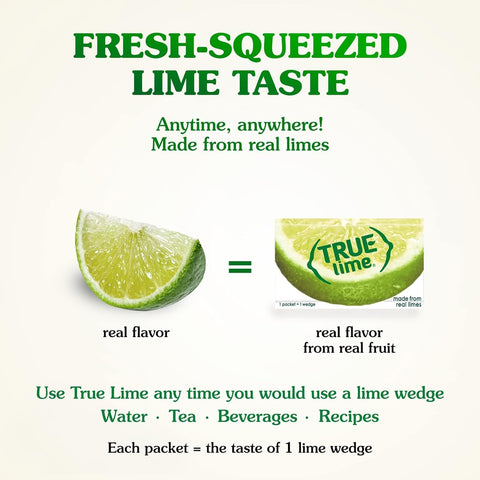 True Lime Water Enhancer Packets, 100 Ct