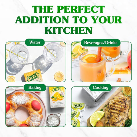 True Lemon Water Enhancer Packets, 100 Ct
