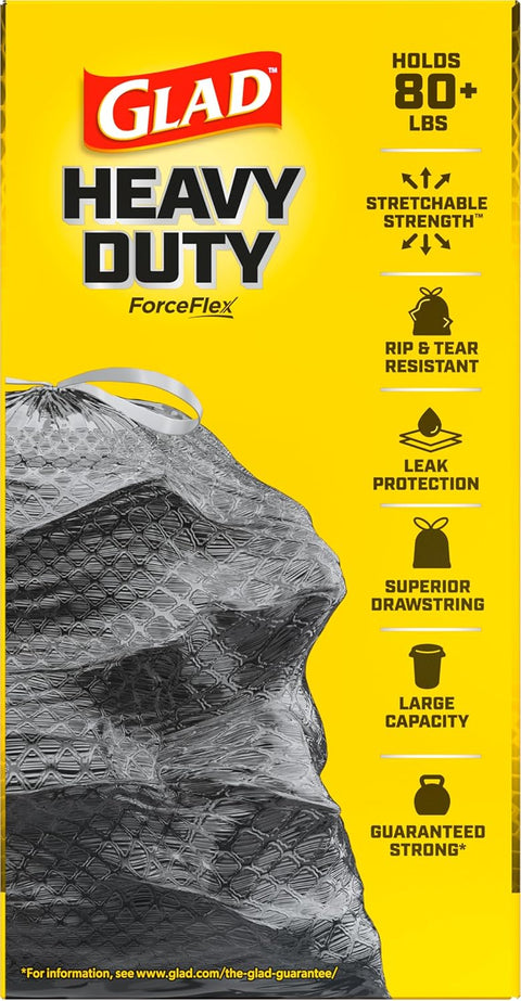 Glad Dual Defense Trash Bags – 30 Gal, 50ct