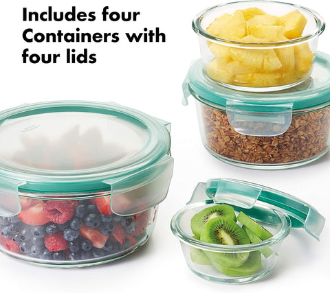 OXO Smart Seal Glass Container Set – 8pc