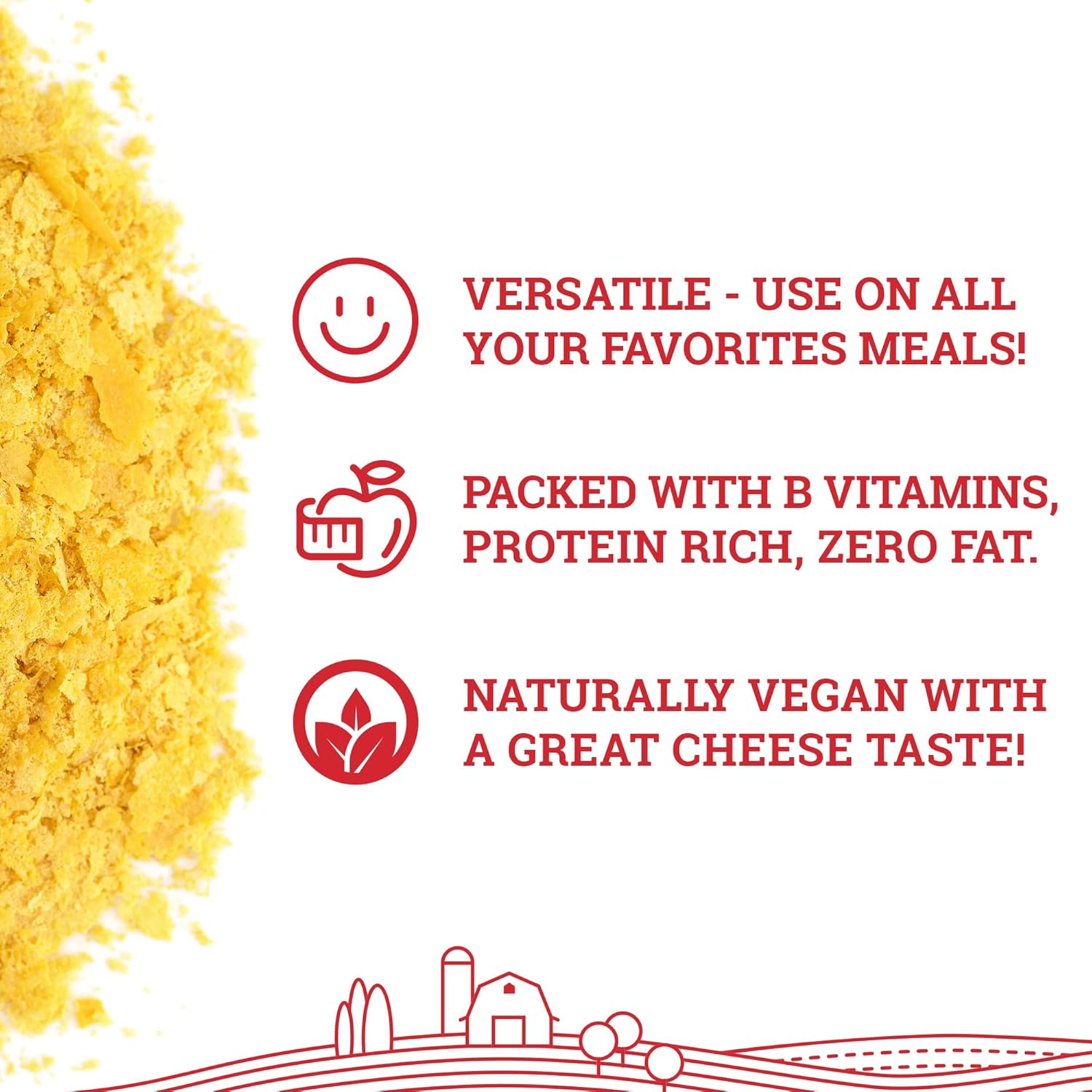 Hoosier Hill Nutritional Yeast Flakes, 1 lb