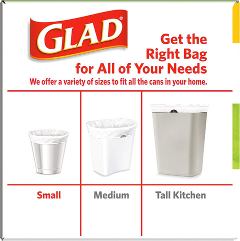 Glad OdorShield Small Trash Bags – 80ct