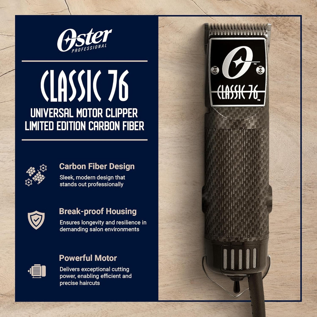 Oster Classic 76 Clipper – Carbon Fiber Edition