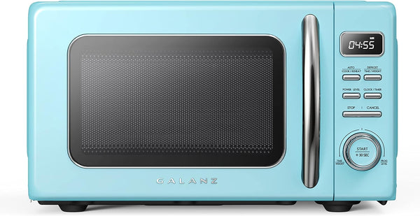 Galanz Retro Microwave – 0.7 cu ft, Blue