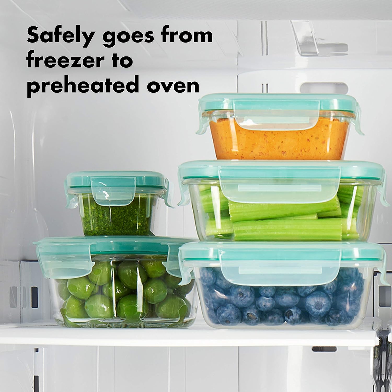 OXO Smart Seal Glass Container Set – 8pc