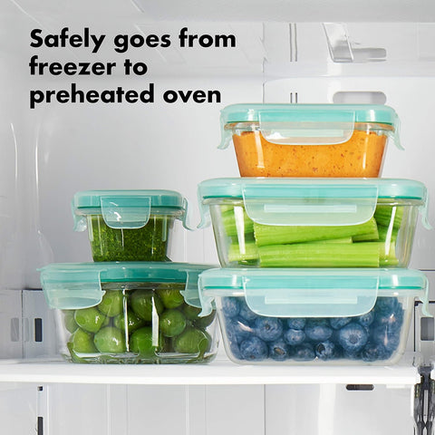 OXO Smart Seal Glass Container Set – 8pc