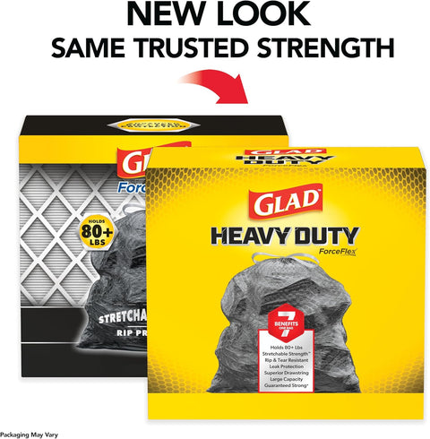 Glad Dual Defense Trash Bags – 30 Gal, 50ct